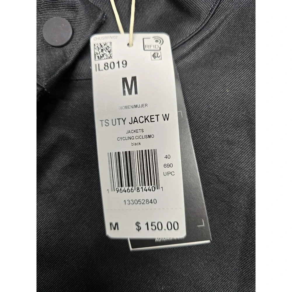 Adidas Trackstand Utility Cycling Jacket Gray Men's‎ Medium NWT $150
